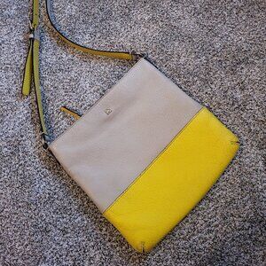 Kate Spade Yellow & Tan Crossbody